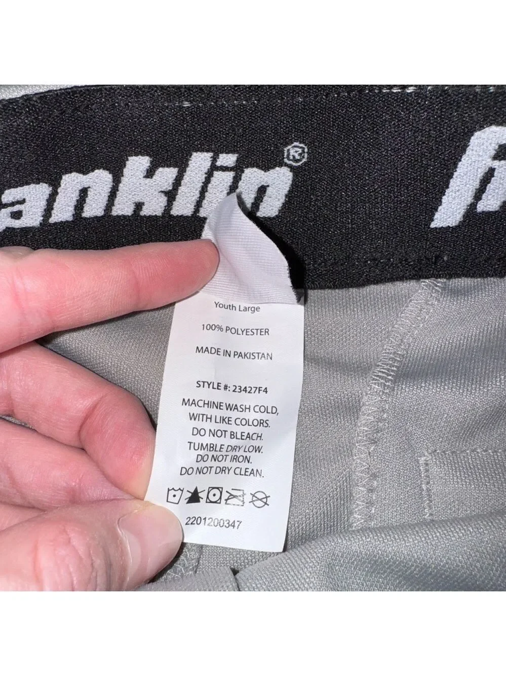 Franklin Baseball Softball Pants Size Youth Large NWT